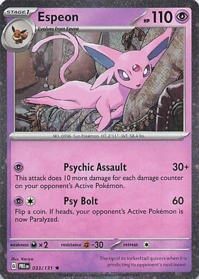 Espeon (Cosmos Holo) Miscellaneous Cards & Products Pokemon card