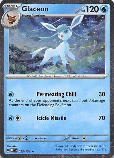 Glaceon (Cosmos Holo) Miscellaneous Cards & Products Pokemon card