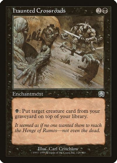 Haunted Crossroads Mercadian Masques Magic card