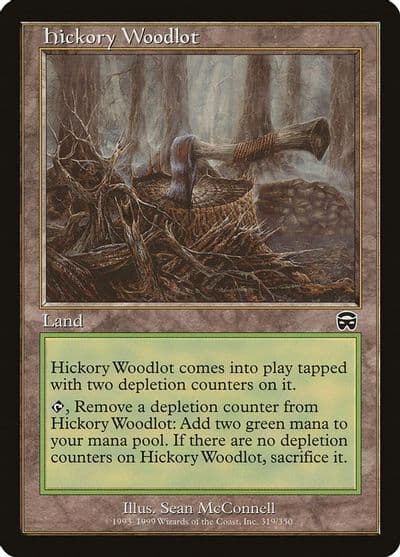 Hickory Woodlot Mercadian Masques Magic card