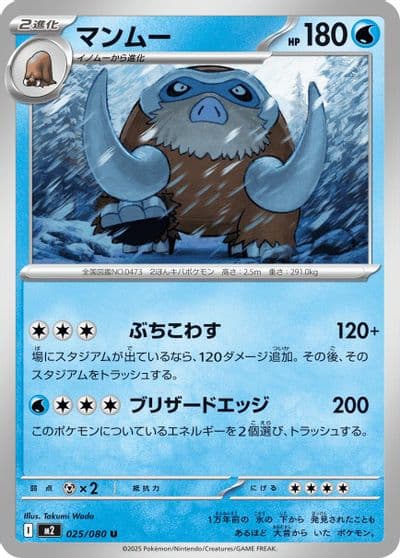 Mamoswine M2: Inferno X Pokemon card