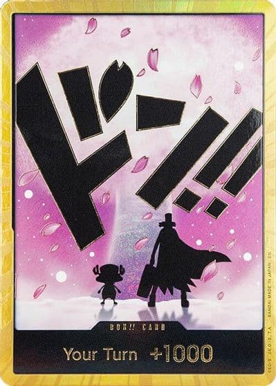 DON Card Chopper Gold Premium Booster -The Best- Vol. 2 One Piece card