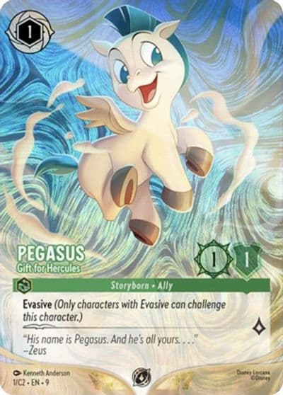 Pegasus Gift for Hercules 1 Disney Lorcana Promo Cards Lorcana card