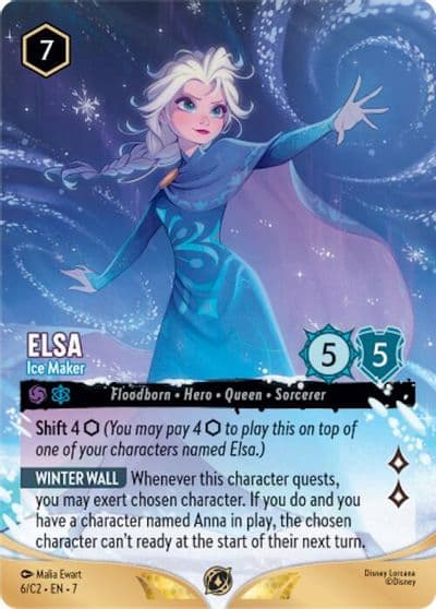 Elsa Ice Maker Disney Lorcana Promo Cards Lorcana card
