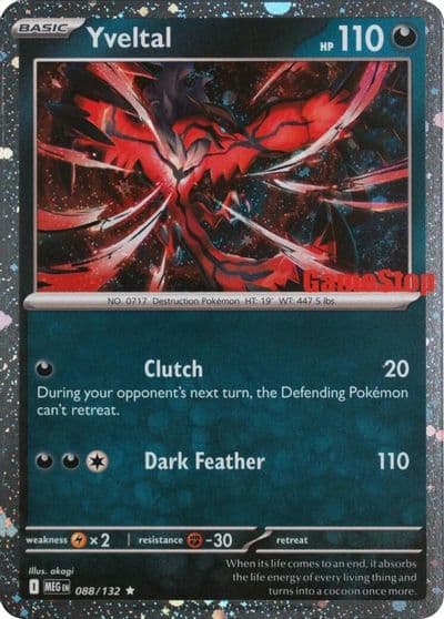 Yveltal (Game Stop) Miscellaneous Cards & Products Pokemon card