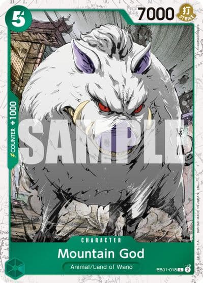 Mountain God Pirate Foil Premium Booster -The Best- Vol. 2 One Piece card