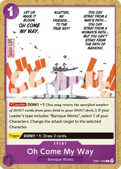 Oh Come My Way Reprint Premium Booster -The Best- Vol. 2 One Piece card