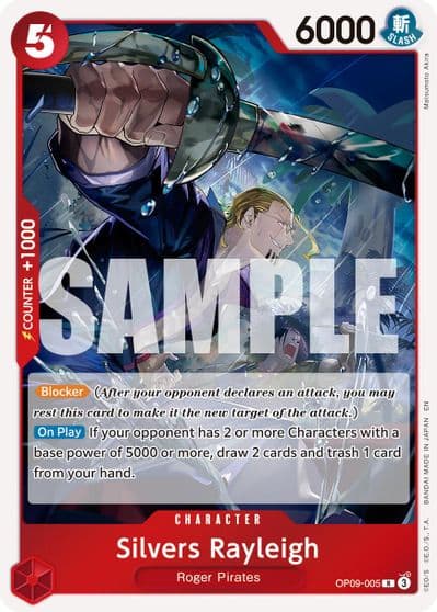 Silvers Rayleigh OP09 005 Reprint Premium Booster -The Best- Vol. 2 One Piece card