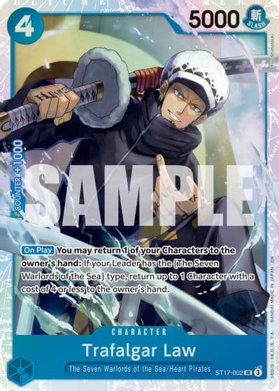 Trafalgar Law ST17 002 Reprint Premium Booster -The Best- Vol. 2 One Piece card