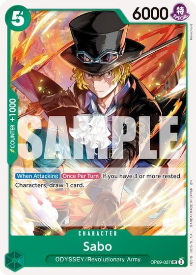 Sabo OP09 027 Reprint Premium Booster -The Best- Vol. 2 One Piece card