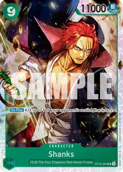 Shanks ST16 004 Reprint Premium Booster -The Best- Vol. 2 One Piece card