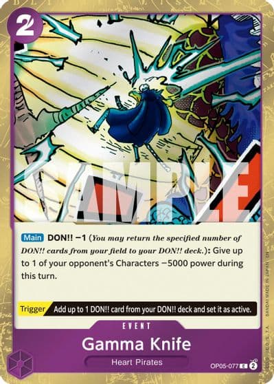 Gamma Knife Pirate Foil Premium Booster -The Best- Vol. 2 One Piece card