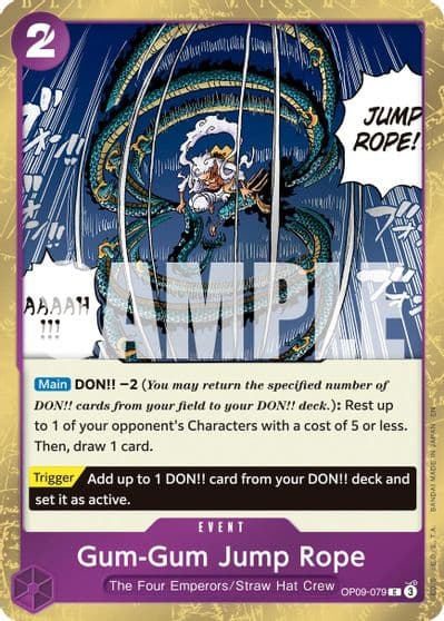 Gum Gum Jump Rope Pirate Foil Premium Booster -The Best- Vol. 2 One Piece card