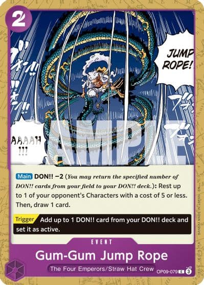 Gum Gum Jump Rope Reprint Premium Booster -The Best- Vol. 2 One Piece card