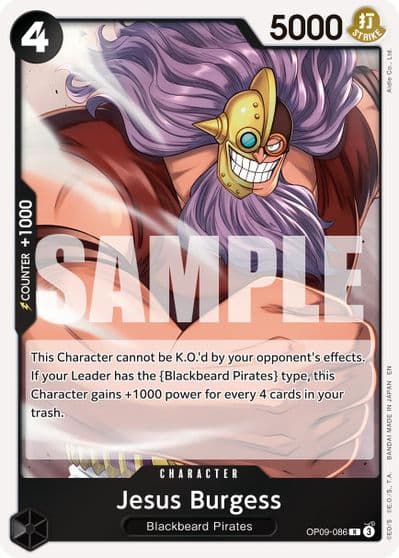 Jesus Burgess Reprint Premium Booster -The Best- Vol. 2 One Piece card