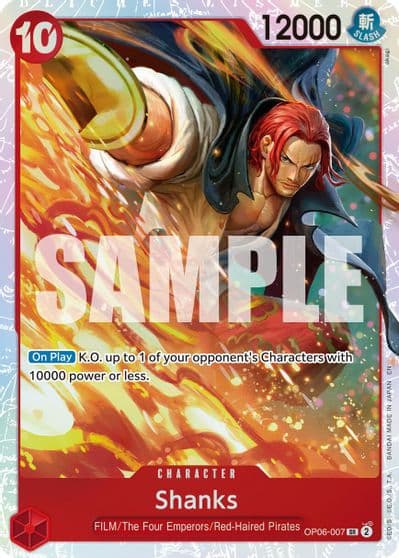 Shanks Reprint Premium Booster -The Best- Vol. 2 One Piece card