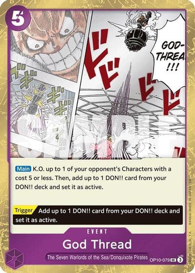 God Thread Pirate Foil Premium Booster -The Best- Vol. 2 One Piece card