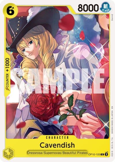 Cavendish OP10 105 Reprint Premium Booster -The Best- Vol. 2 One Piece card