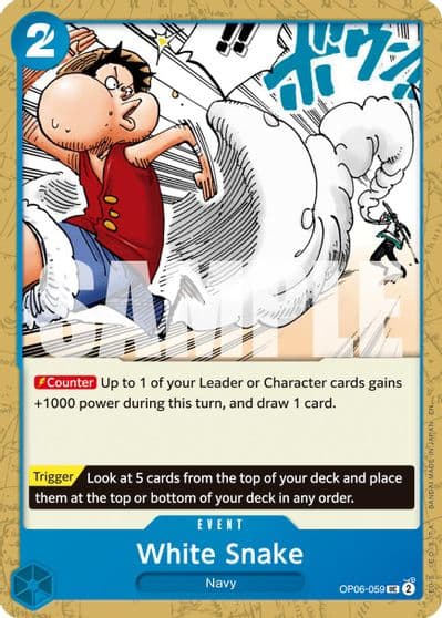 White Snake Reprint Premium Booster -The Best- Vol. 2 One Piece card