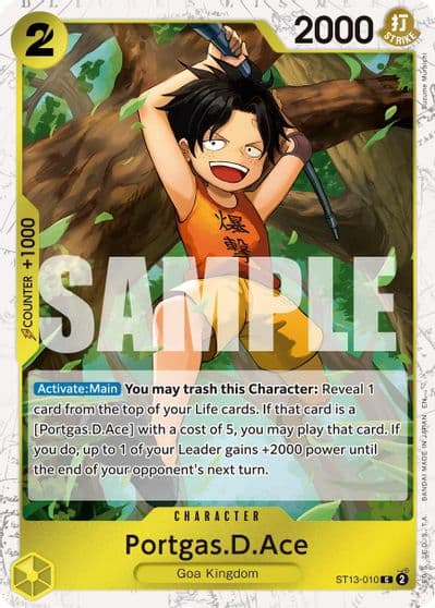 PortgasDAce ST13 010 Pirate Foil Premium Booster -The Best- Vol. 2 One Piece card