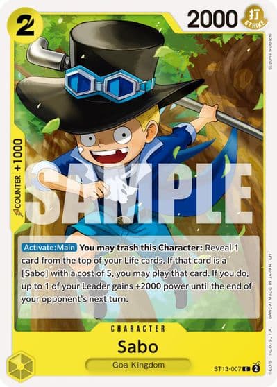 Sabo ST13 007 Reprint Premium Booster -The Best- Vol. 2 One Piece card