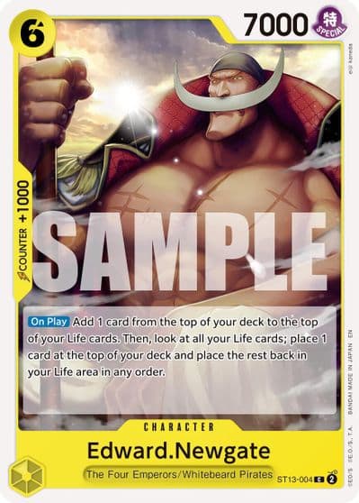 EdwardNewgate ST13 004 Reprint Premium Booster -The Best- Vol. 2 One Piece card