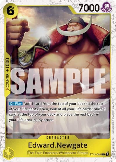 EdwardNewgate ST13 004 Pirate Foil Premium Booster -The Best- Vol. 2 One Piece card