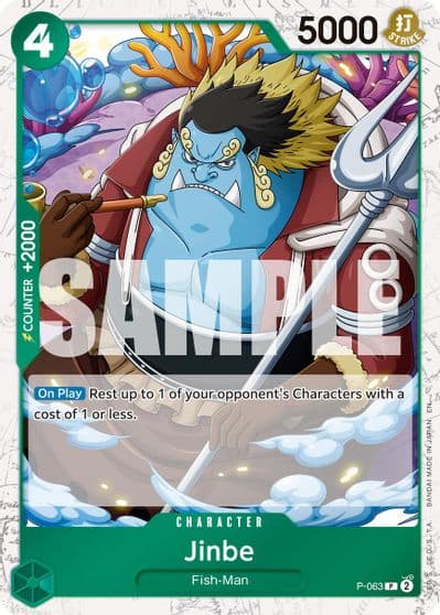 Jinbe P 063 Pirate Foil Premium Booster -The Best- Vol. 2 One Piece card