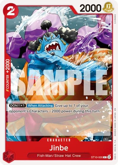 Jinbe ST10 005 Reprint Premium Booster -The Best- Vol. 2 One Piece card
