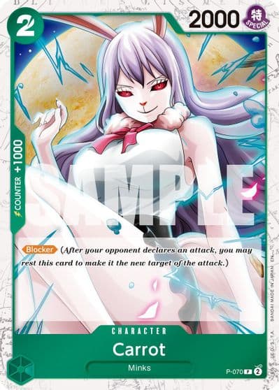 Carrot P 070 Pirate Foil Premium Booster -The Best- Vol. 2 One Piece card