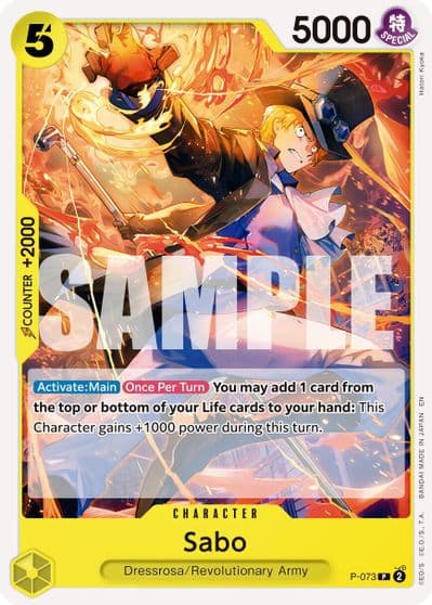 Sabo P 073 Reprint Premium Booster -The Best- Vol. 2 One Piece card