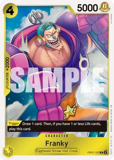 Franky OP07 107 Reprint Premium Booster -The Best- Vol. 2 One Piece card