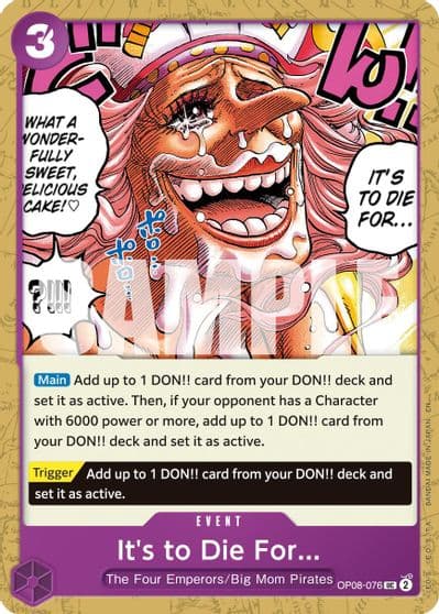 Its to Die For Reprint Premium Booster -The Best- Vol. 2 One Piece card