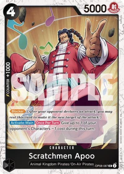Scratchmen Apoo OP08 087 Pirate Foil Premium Booster -The Best- Vol. 2 One Piece card