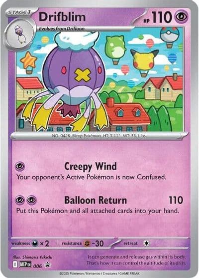 Drifblim - 006 ME: Mega Evolution Promo Pokemon card