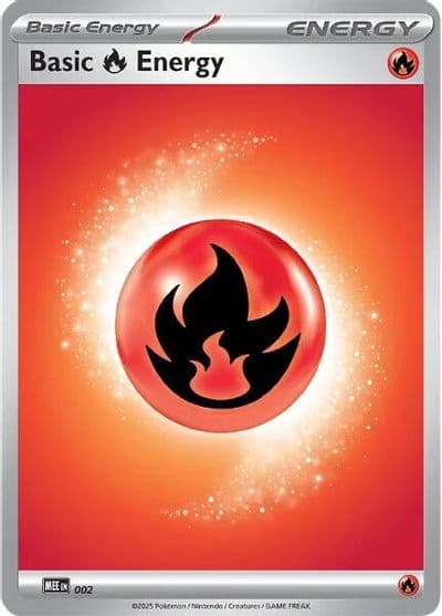 Basic Fire Energy - 002 MEE: Mega Evolution Energies Pokemon card