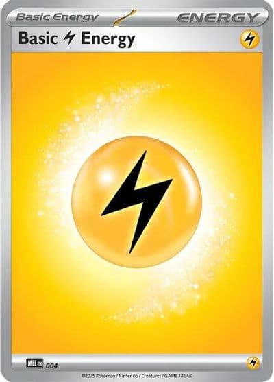 Basic Lightning Energy - 004 MEE: Mega Evolution Energies Pokemon card