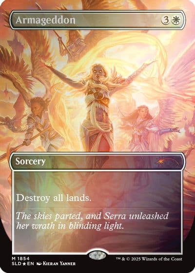 Armageddon Rainbow Foil Secret Lair Drop Series Magic card