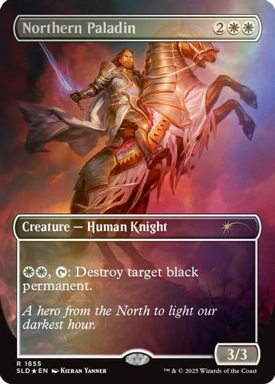 Northern Paladin Rainbow Foil Secret Lair Drop Series Magic card
