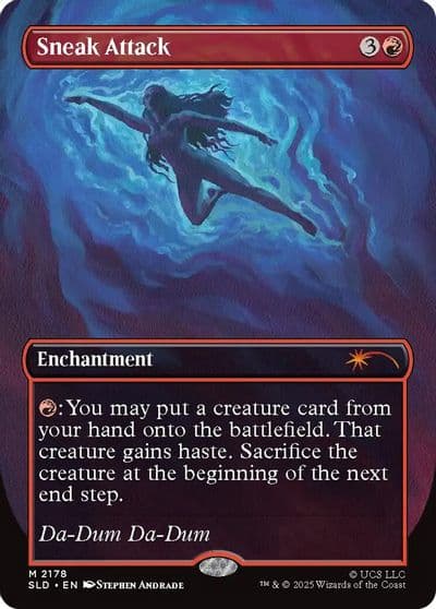 Sneak Attack Secret Lair Drop Series Magic card