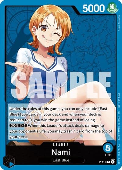 Nami P 117 One Piece Promotion Cards One Piece card
