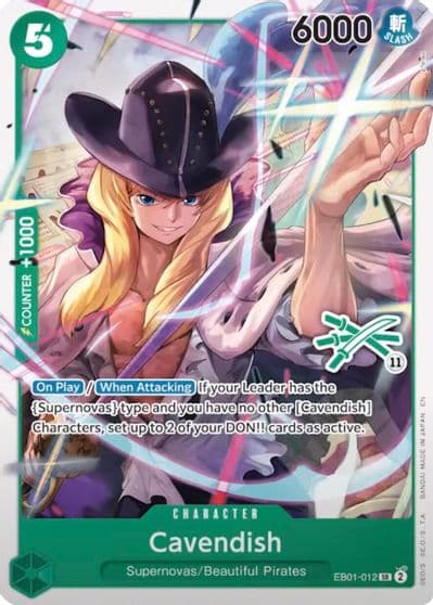 Cavendish Zoro Deck Learn Together Deck Set One Piece card