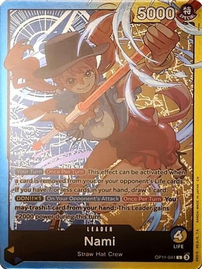Nami OP11 041 Nami Deck Learn Together Deck Set One Piece card