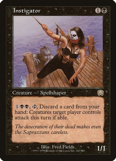 Instigator Mercadian Masques Magic card