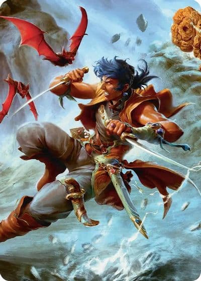 The Destined Thief Scene Art Card Art Series: FINAL FANTASY Magic card
