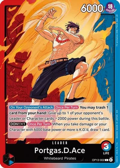 PortgasDAce 002 Carrying On His Will One Piece card