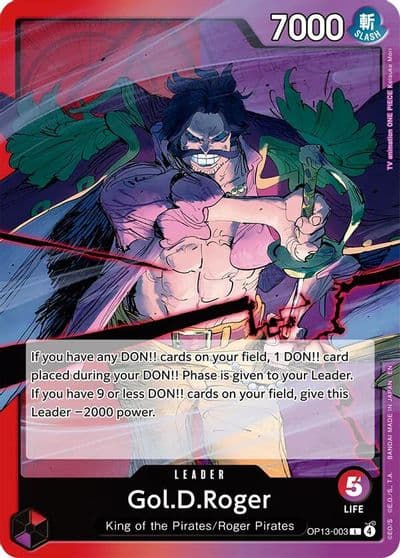 GolDRoger 003 Carrying On His Will One Piece card