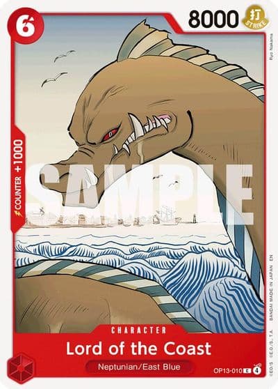 Lord of the Coast Carrying On His Will One Piece card