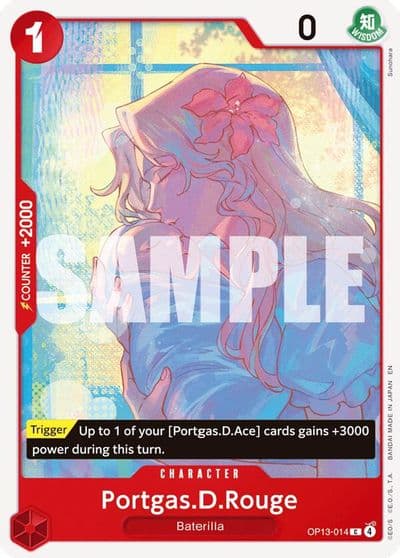 PortgasDRouge Carrying On His Will One Piece card