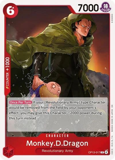 MonkeyDDragon Carrying On His Will One Piece card